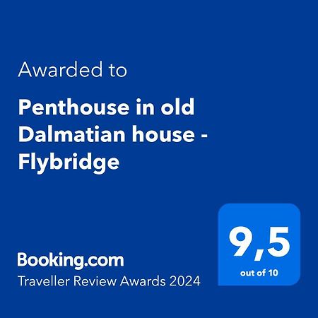 Villa Penthouse In Old Dalmatian House - Flybridge Hvar Town Exterior foto