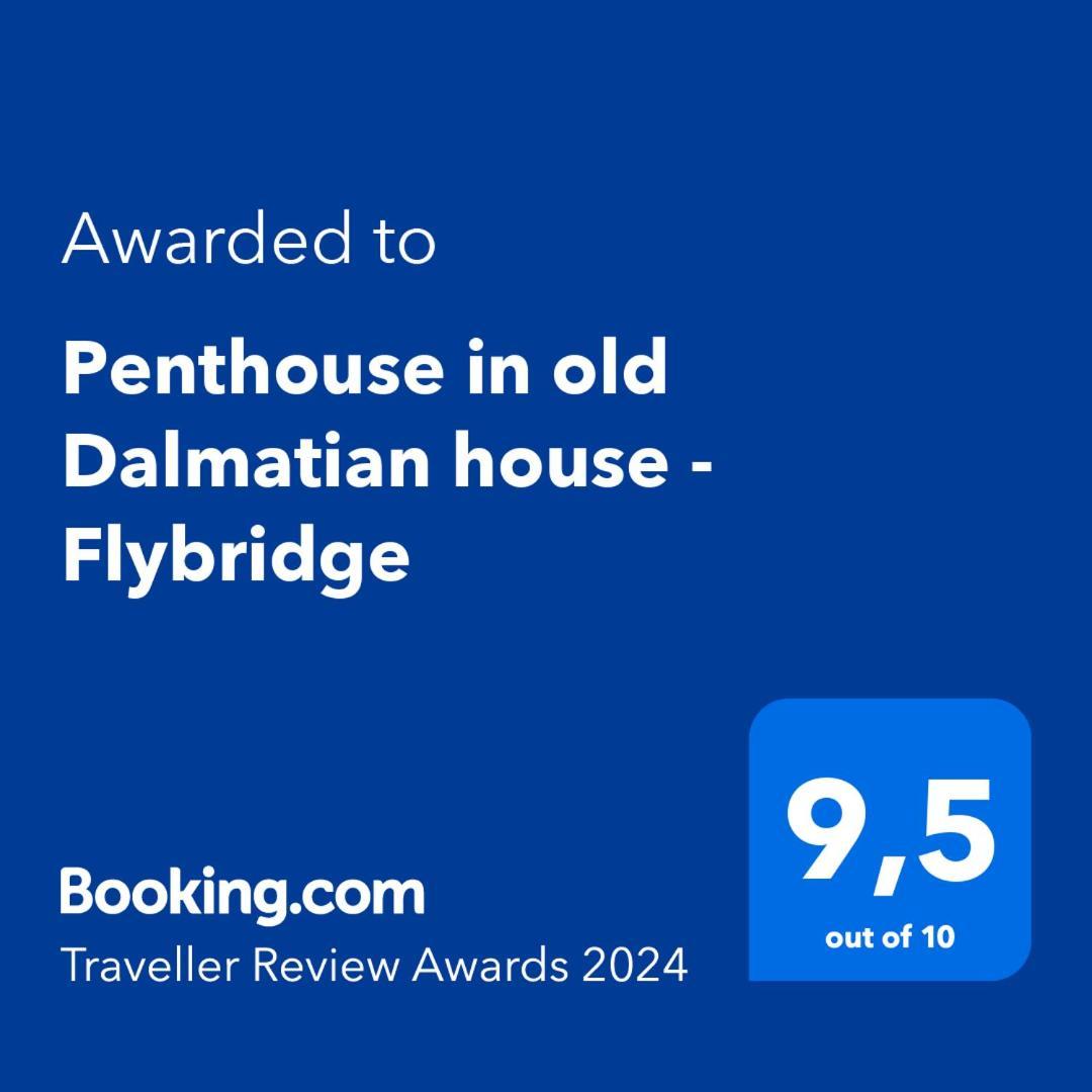 Villa Penthouse In Old Dalmatian House - Flybridge Hvar Town Exterior foto